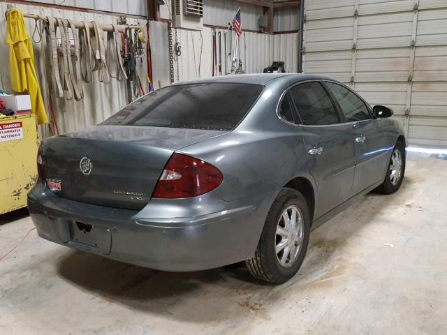 2G4WD532651285710 - 2005 BUICK LACROSSE C GRAY photo 4