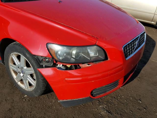 YV1MS382072296455 - 2007 VOLVO S40 2.4I RED photo 9