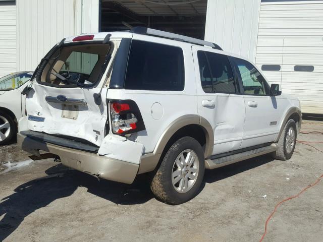 1FMEU64886UB36323 - 2006 FORD EXPLORER E WHITE photo 4