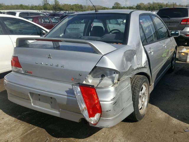 JA3AJ86EX3U062830 - 2003 MITSUBISHI LANCER OZ SILVER photo 4