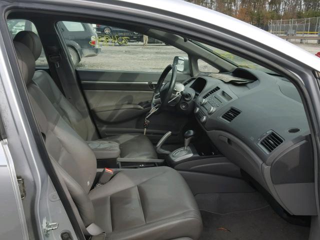 2HGFA169X8H520377 - 2008 HONDA CIVIC EXL 银色 照片 5