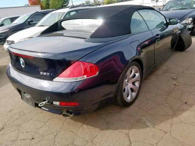 WBAEK13426CN77413 - 2006 BMW 650 I BROWN photo 4