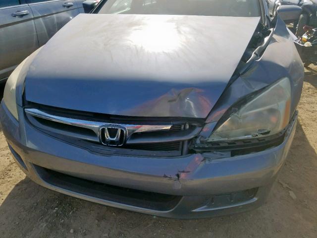 1HGCM564X7A167092 - 2007 HONDA ACCORD LX BLUE photo 9