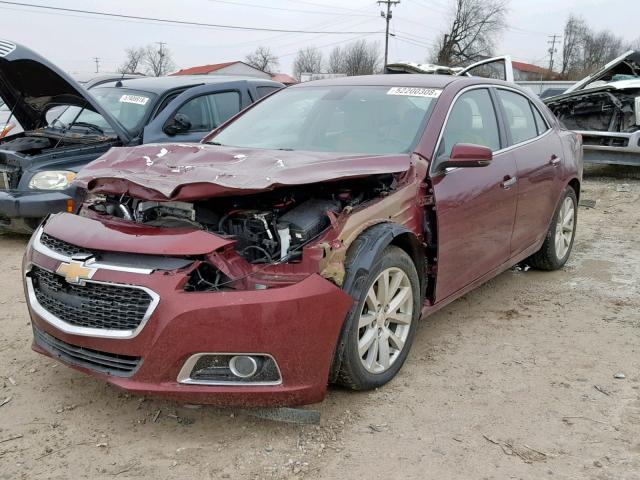 1G11E5SA0GF139327 - 2016 CHEVROLET MALIBU LIM 栗色 照片 2