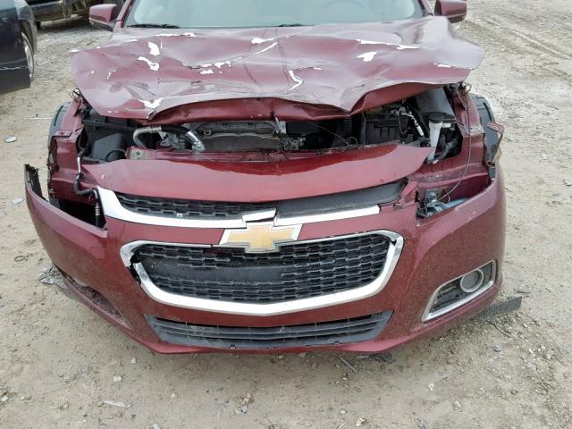 1G11E5SA0GF139327 - 2016 CHEVROLET MALIBU LIM 栗色 照片 9