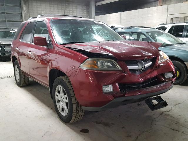 2HNYD18925H519516 - 2005 ACURA MDX TOURIN RED photo 1