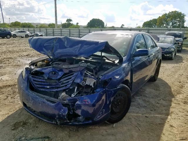 4T1BE46K19U344450 - 2009 TOYOTA CAMRY BASE BLUE photo 2