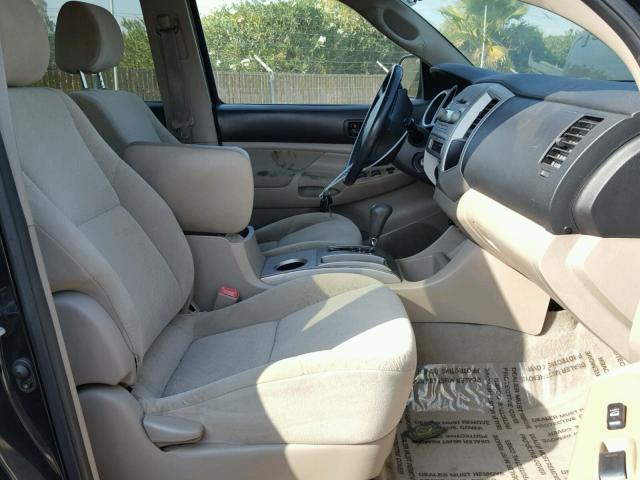 5TEJU62N86Z303167 - 2006 TOYOTA TACOMA DOU BLACK photo 5