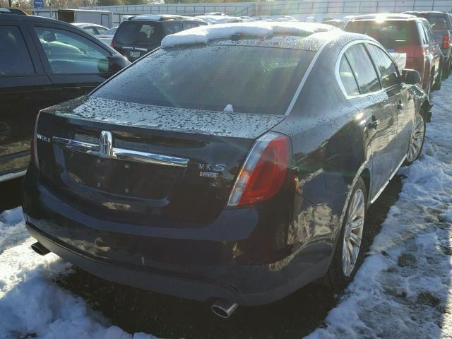 1LNHL9ER9BG605789 - 2011 LINCOLN MKS BLACK photo 4