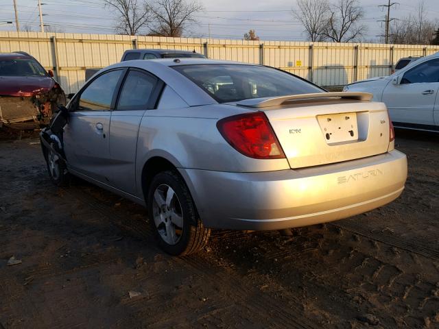 1G8AW15B77Z162792 - 2007 SATURN ION LEVEL SILVER photo 3