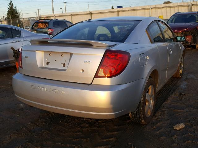 1G8AW15B77Z162792 - 2007 SATURN ION LEVEL SILVER photo 4