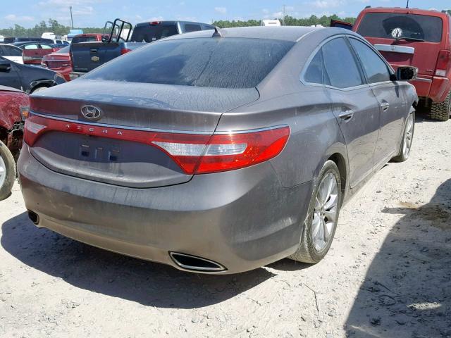 KMHFG4JG6DA219341 - 2013 HYUNDAI AZERA GRAY photo 4