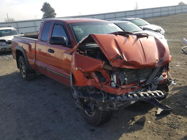 1D7HW72K38S591861 - 2008 DODGE DAKOTA TRX ORANGE photo 1