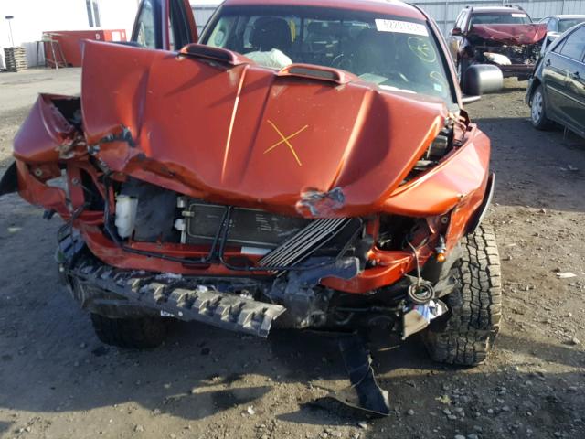 1D7HW72K38S591861 - 2008 DODGE DAKOTA TRX ORANGE photo 7