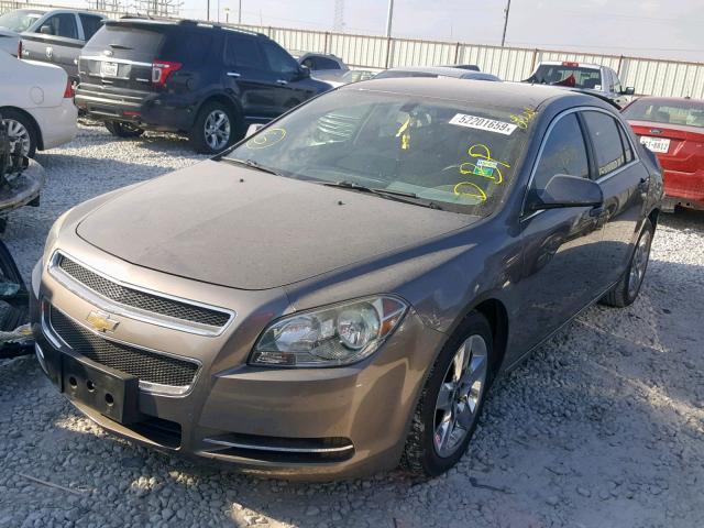 1G1ZC5EB6AF136002 - 2010 CHEVROLET MALIBU 1LT 灰色 照片 2