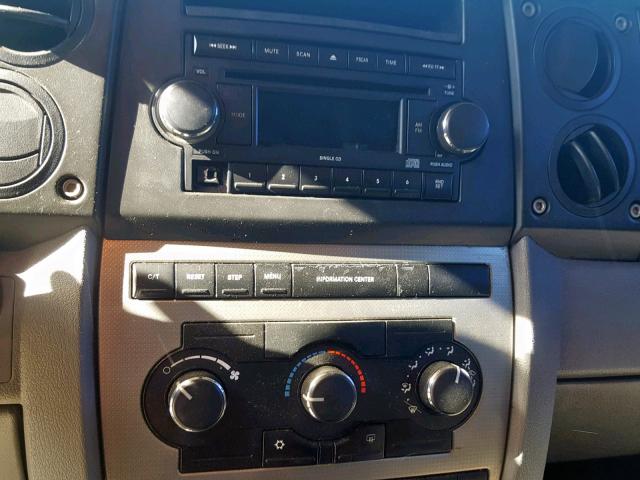 1J8HG48K87C546896 - 2007 JEEP COMMANDER შავი ფოტო 10