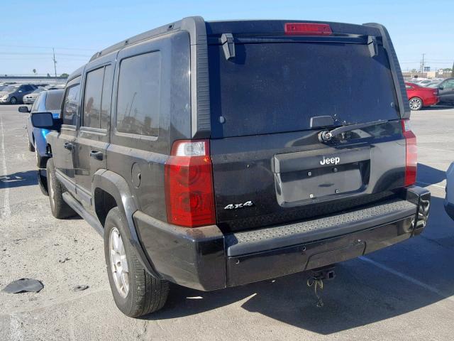 1J8HG48K87C546896 - 2007 JEEP COMMANDER შავი ფოტო 3