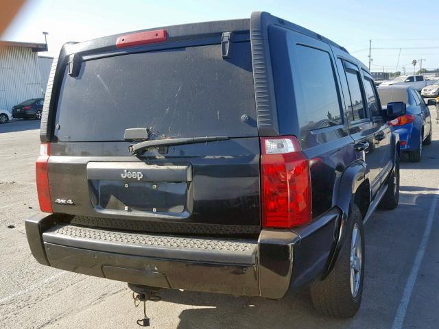 1J8HG48K87C546896 - 2007 JEEP COMMANDER შავი ფოტო 4