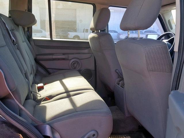 1J8HG48K87C546896 - 2007 JEEP COMMANDER შავი ფოტო 6