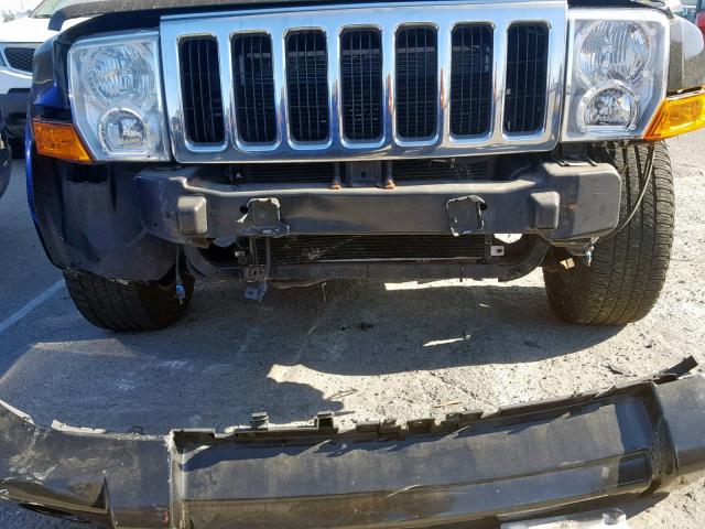 1J8HG48K87C546896 - 2007 JEEP COMMANDER შავი ფოტო 9