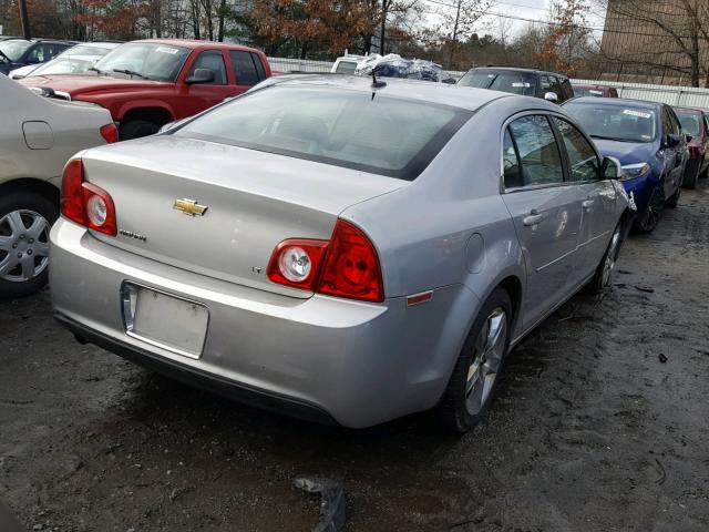 1G1ZH57B98F240573 - 2008 CHEVROLET MALIBU 1LT SILVER photo 4