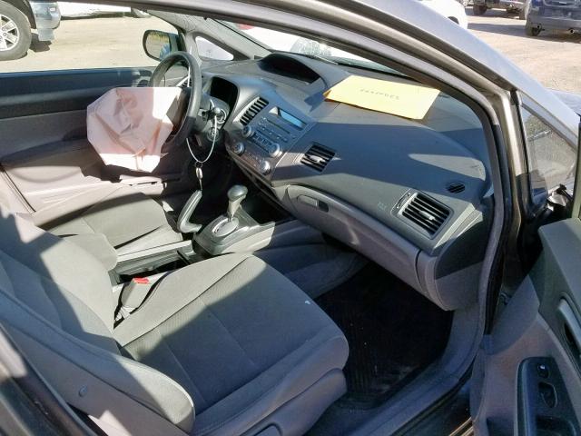 2HGFA16367H013499 - 2007 HONDA CIVIC DX GRAY photo 5