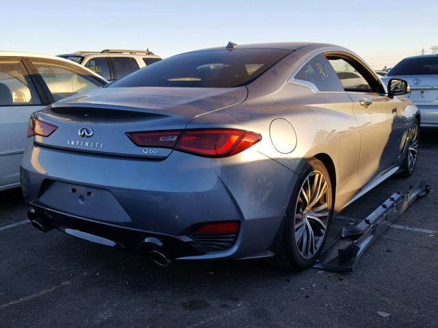 JN1EV7EK2JM341536 - 2018 INFINITI Q60 LUXE 3 GRAY photo 4