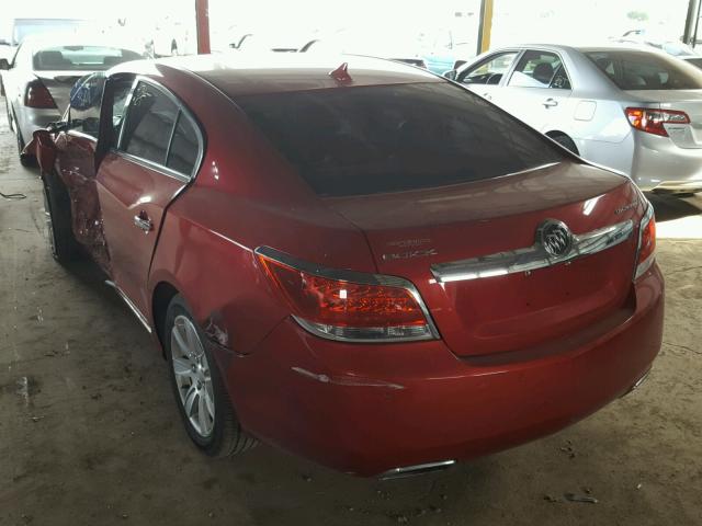 1G4GF5E31DF124418 - 2013 BUICK LACROSSE P RED photo 3