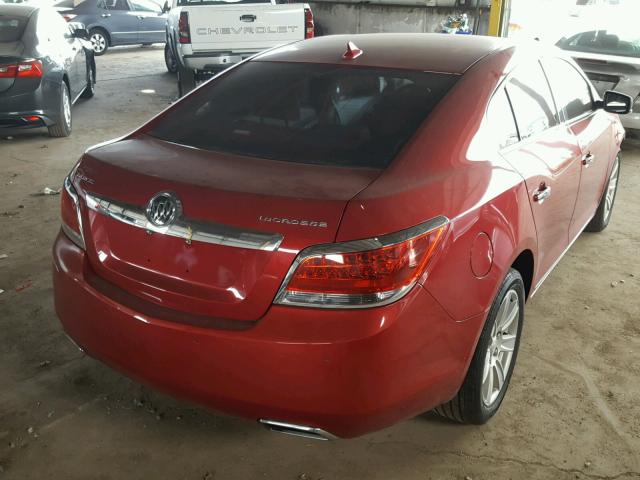 1G4GF5E31DF124418 - 2013 BUICK LACROSSE P RED photo 4