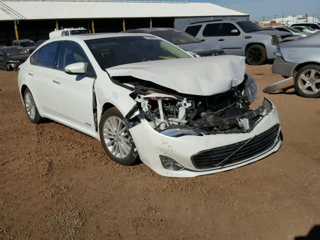 4T1BD1EB0EU035372 - 2014 TOYOTA AVALON HYB WHITE photo 1