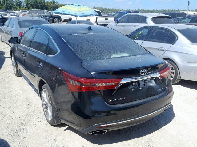 4T1BK1EB3HU246138 - 2017 TOYOTA AVALON XLE BLACK photo 3