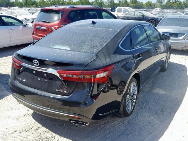 4T1BK1EB3HU246138 - 2017 TOYOTA AVALON XLE BLACK photo 4
