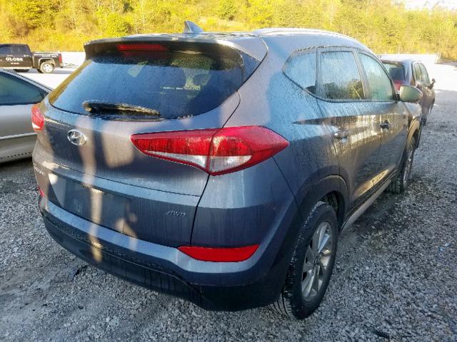 KM8J3CA48JU731568 - 2018 HYUNDAI TUCSON SEL GRAY photo 4