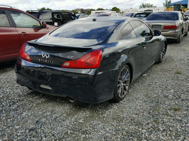 JN1CV6EK3AM102434 - 2010 INFINITI G37 BASE BLACK photo 4