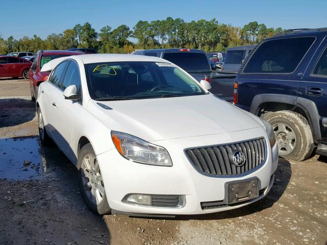 2G4GS5ER3D9214646 - 2013 BUICK REGAL PREM WHITE photo 1