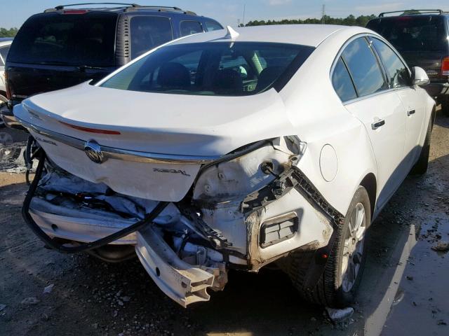 2G4GS5ER3D9214646 - 2013 BUICK REGAL PREM WHITE photo 4