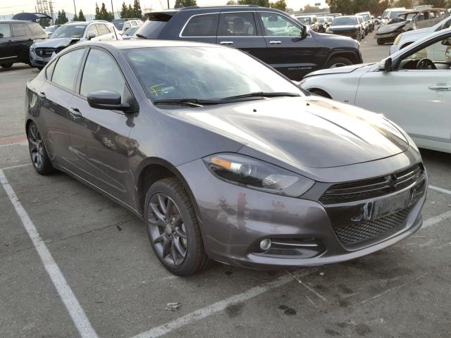 1C3CDFFA0GD816167 - 2016 DODGE DART SXT S CHARCOAL photo 1