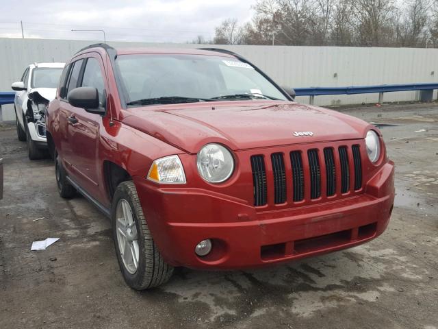 1J8FT47W48D708638 - 2008 JEEP COMPASS SP წითელი ფოტო 1