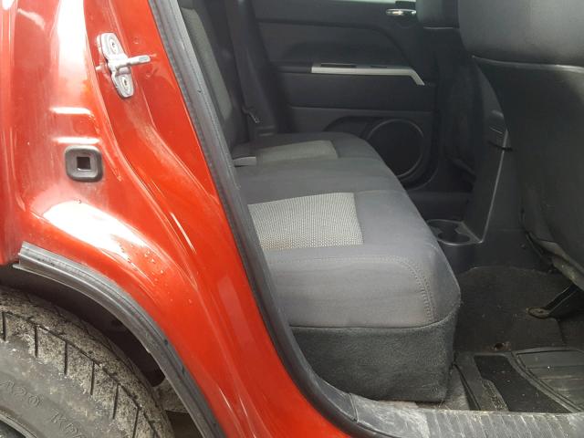 1J8FT47W48D708638 - 2008 JEEP COMPASS SP RED photo 6