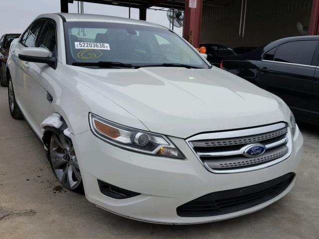 1FAHP2EW7CG122251 - 2012 FORD TAURUS SEL WHITE photo 1