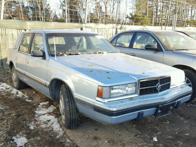 1B3XC56R9ND836920 - 1992 DODGE DYNASTY LE BLUE photo 1