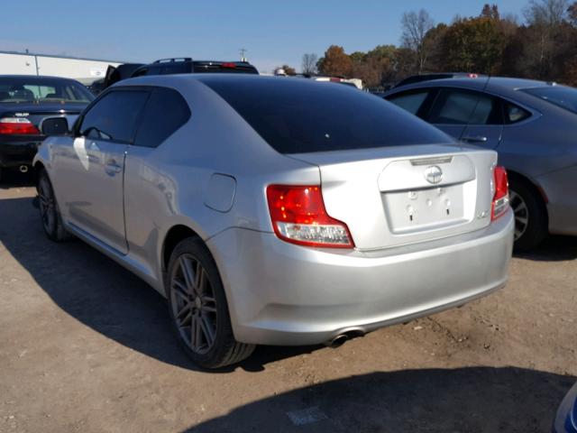 JTKJF5C76B3003276 - 2011 TOYOTA SCION TC 银色 照片 3