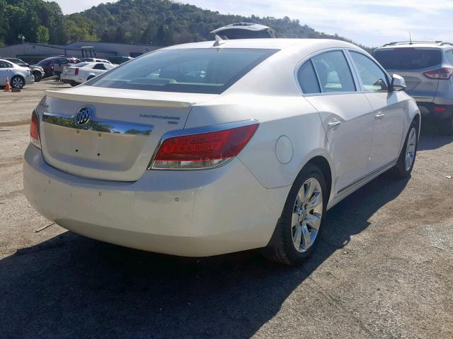 1G4GC5EG1AF324190 - 2010 BUICK LACROSSE C WHITE photo 4