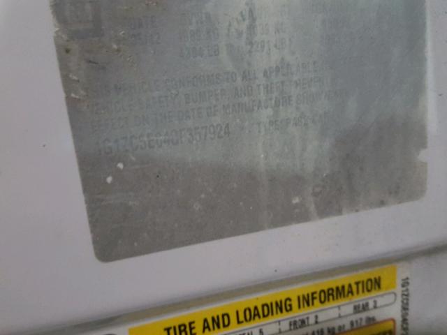 1G1ZC5E04CF357924 - 2012 CHEVROLET MALIBU 1LT თეთრი ფოტო 10