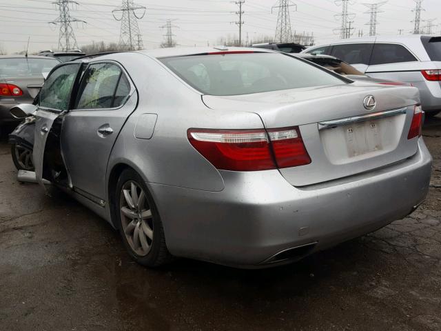 JTHGL46F775003854 - 2007 LEXUS LS 460L SILVER photo 3