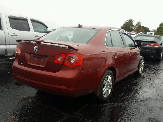 3VWST71K56M041459 - 2006 VOLKSWAGEN JETTA TDI RED photo 4