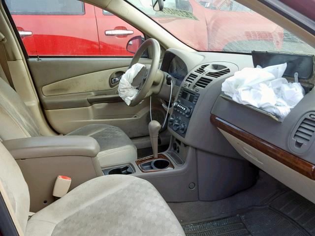 1G1ZT52875F113620 - 2005 CHEVROLET MALIBU LS 红色 照片 5