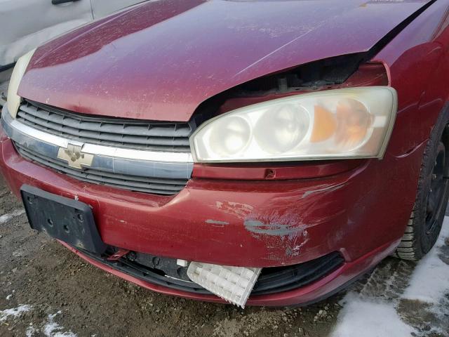 1G1ZT52875F113620 - 2005 CHEVROLET MALIBU LS 红色 照片 9