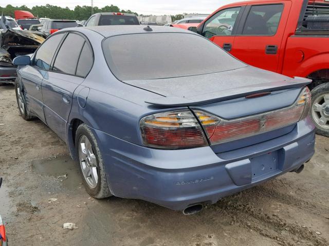 1G2HY52K734141446 - 2003 PONTIAC BONNEVILLE BLUE photo 3