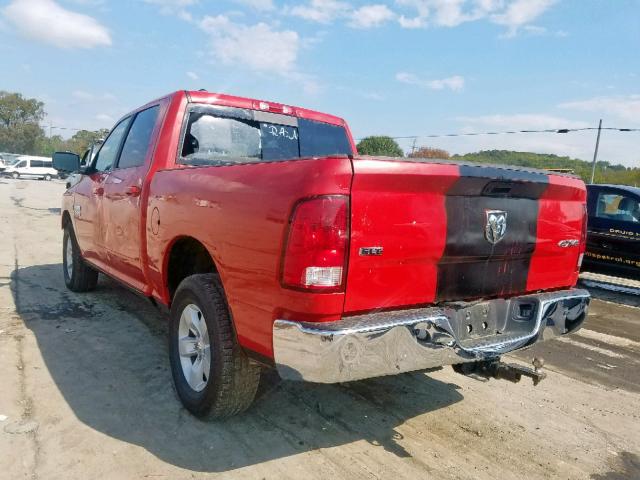 1C6RR7LT8KS526953 - 2019 RAM 1500 CLASS RED photo 3